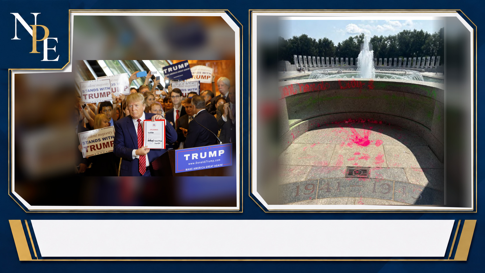 Donald Trump and Jeanine Pirro featured editorial graphic