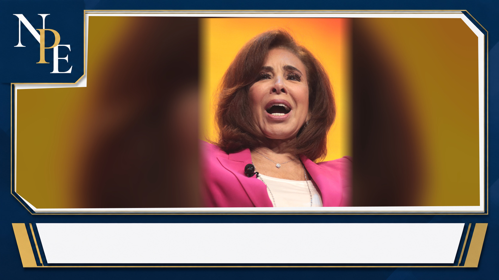 Jeanine Pirro featured editorial graphic