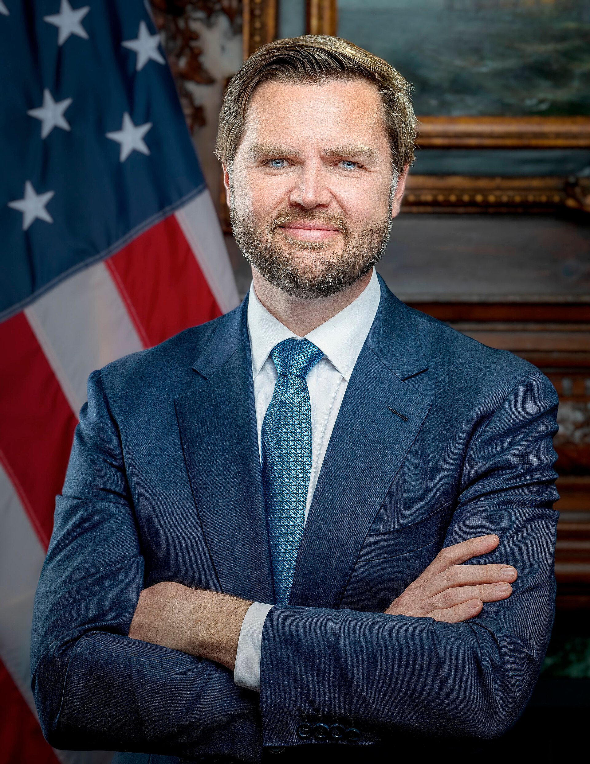 January 2025 Official Vice Presidential Portrait of JD Vance